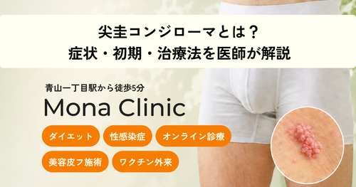尖圭コンジローマとは|性病コンジローマの症状・初期・治療法を医師が解説|Mona青山クリニック