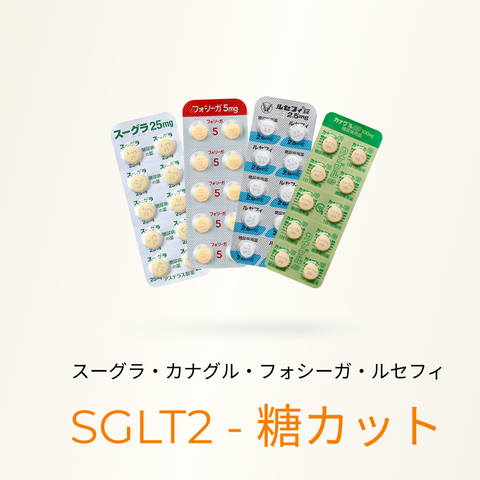 SGLT2阻害薬(約400kcalの糖カット) - 送料・診察料込