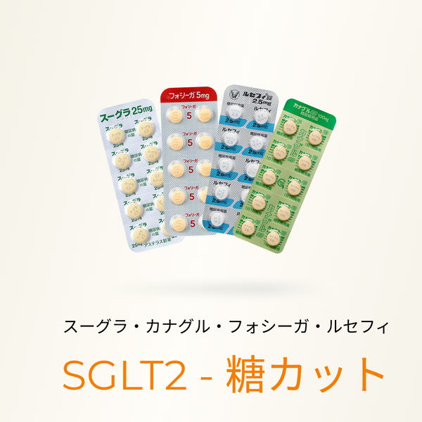 SGLT2阻害薬(約400kcalの糖カット) - 送料・診察料込