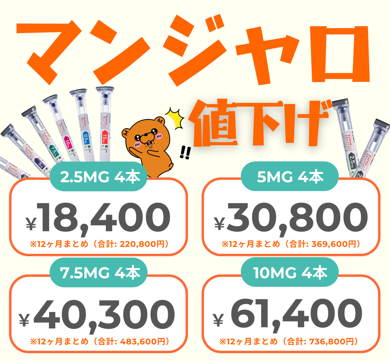 ★マンジャロ - 送料・診察料込
