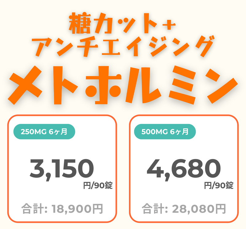 ★メトホルミン(GLP-1の分泌促進) - 送料・診察料込