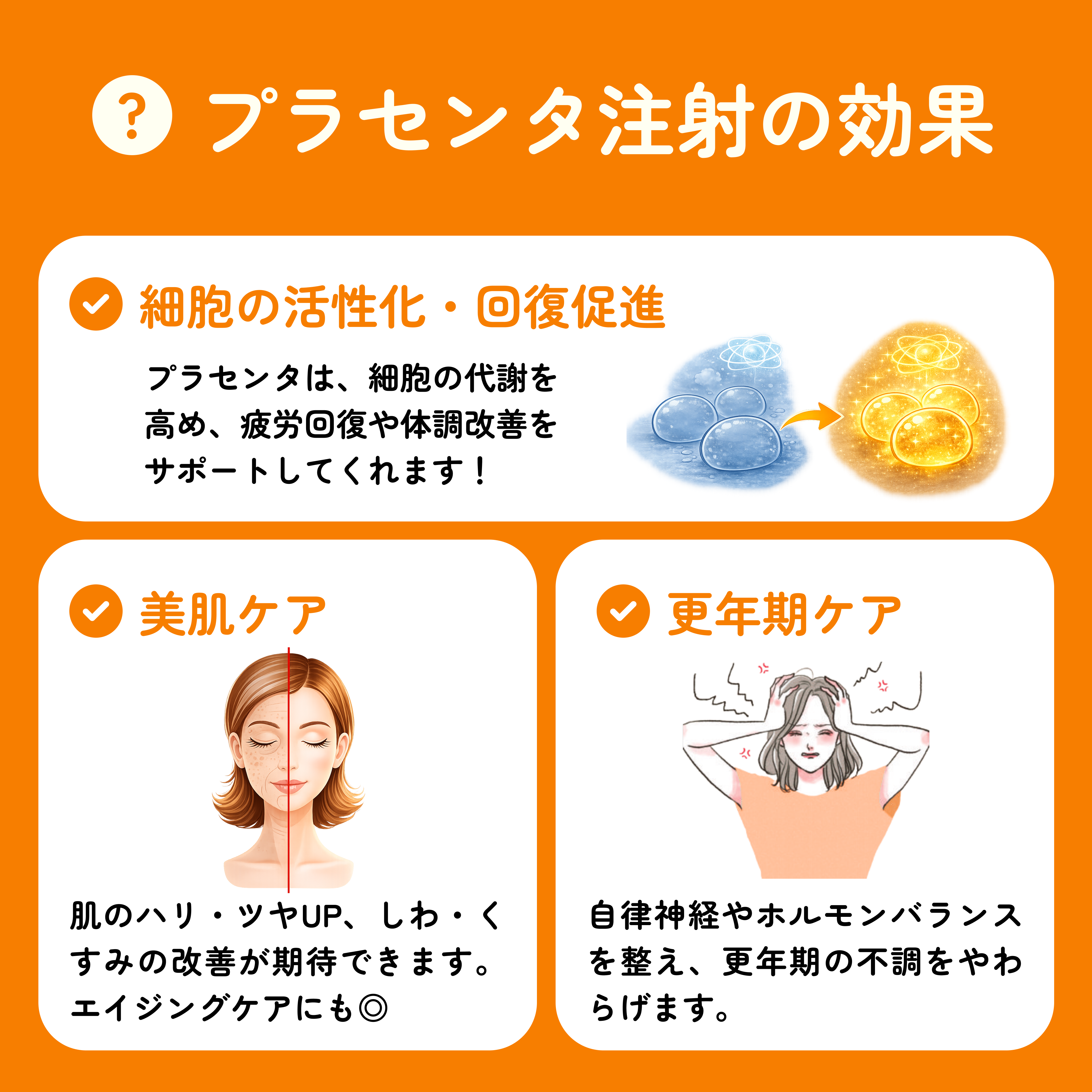 プラセンタ注射｜アンチエイジング