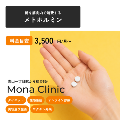 メトホルミン(GLP-1の分泌促進)  - 送料・診察料込